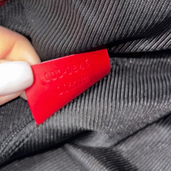 Authentic Gucci Red GG Canvas Boston Bag - Picture 11 of 14